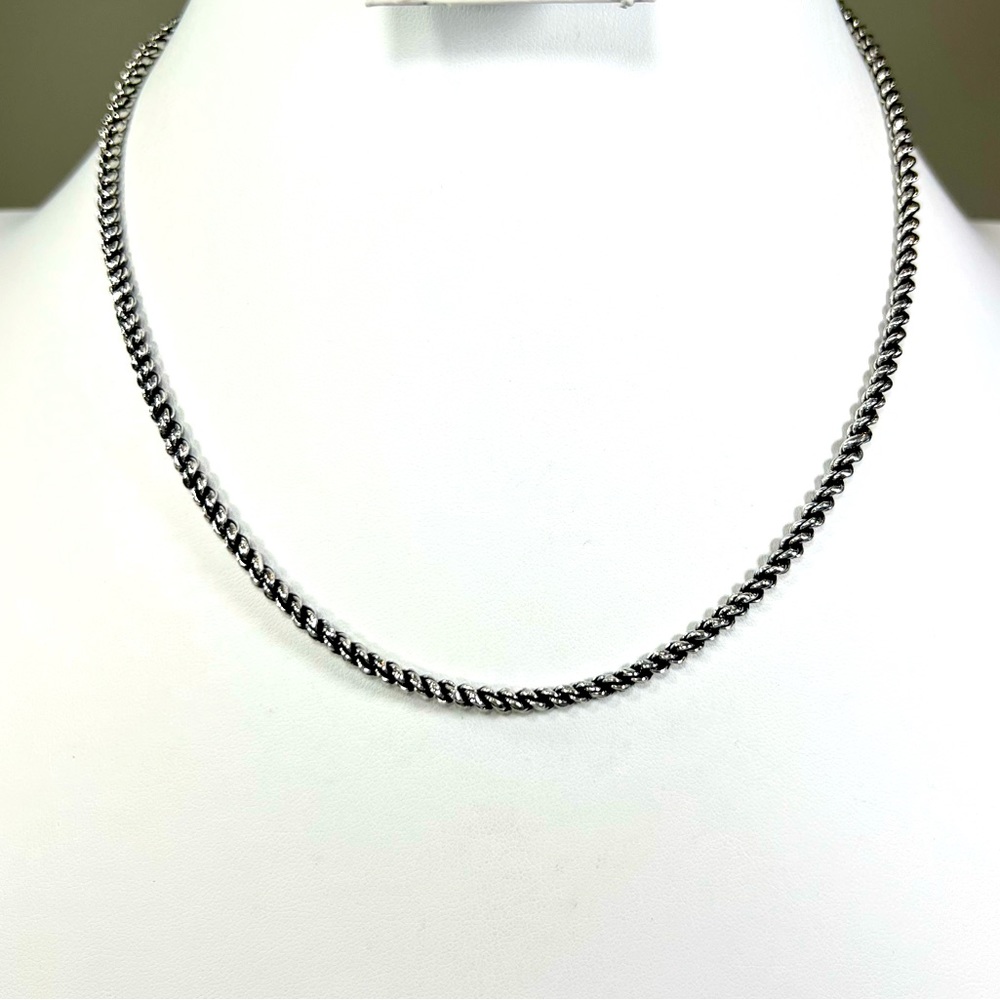 925 Rope “ Snake “ Chain 18” Length